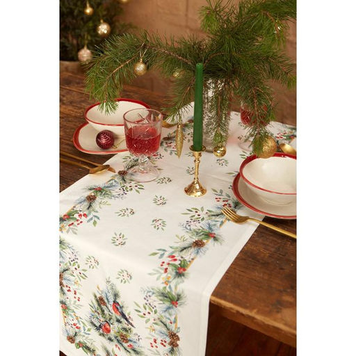 Дорожка новогодняя на стол "Этель" Сhristmas bells 40х147 +/- 5 см, 100% хл, саржа 190 гр/м2