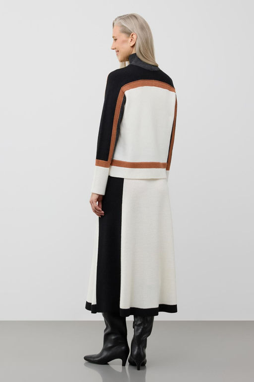 ЕВ 30227/ш/молочный джемпер жен