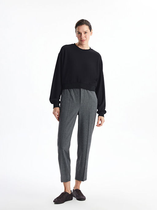 Bisiklet Yaka Kad?n Sweatshirt