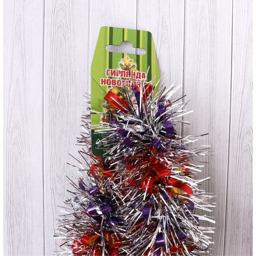 Цена за 10 шт. Мишура Шарм d-80 мм, дл. 2 м, микс - Simaland фото 4