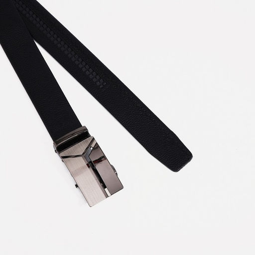 Ремень мужской, ширина 3,5 см, автомат, цвет чёрный - Simaland фото 2