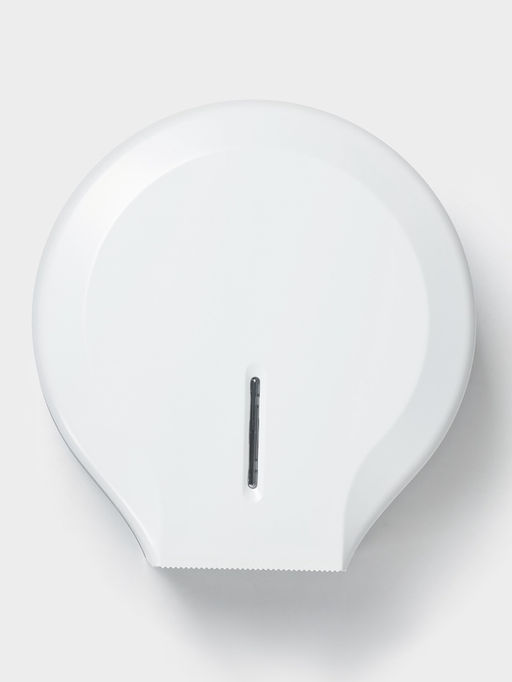 Диспенсер для туалетной бумаги SAVANNA, пластик, белый, втулка 4 см