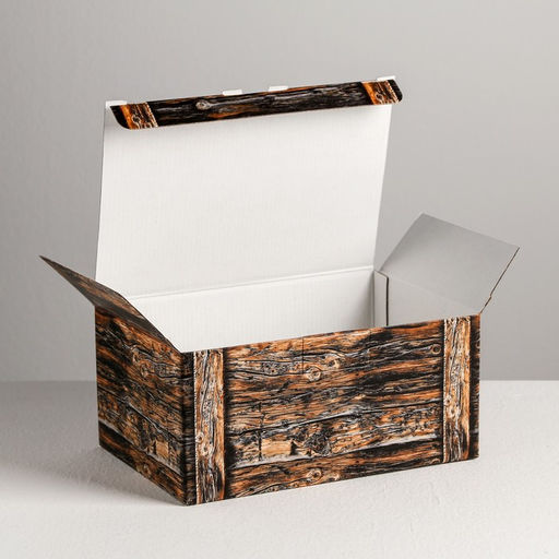 Цена за 2 шт. Коробка‒пенал, упаковка подарочная, «Крутой мужик», 22×15×10 см