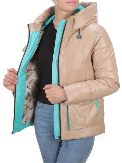 8265 BEIGE Куртка демисезонная женская BAOFANI (100 гр. синтепон) - Fashion фото 9