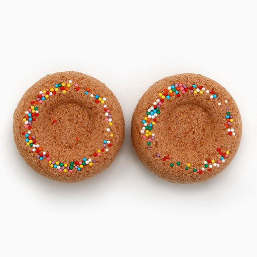 Набор бурлящих пончиков для ванны Сладкого праздника!, 2 х 65 г, аромат новогодняя карамель - Чистое счастье фото 4