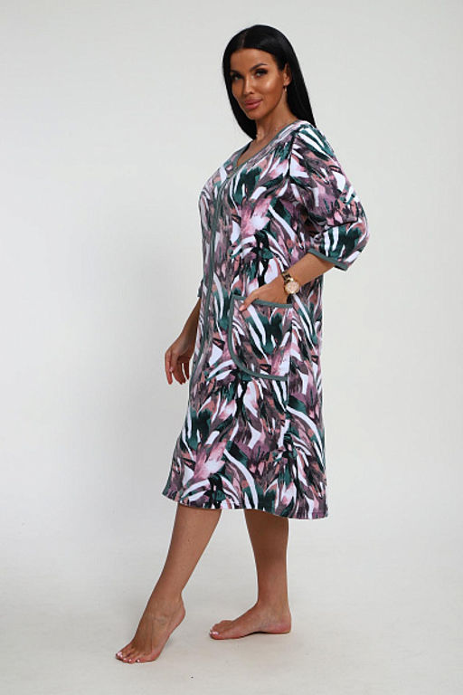 Халат велюровый на молнии (941-6) - Плиона фото 194