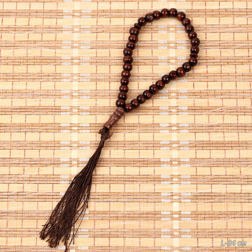 Четки мусульманские 33 бусины 8мм / MА51 /уп 10/600/ коричневый - Галеонтрейд фото 4