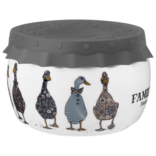БАНКА LEFARD FAMILY FARM С СИЛИКОНОВОЙ КРЫШКОЙ 11,5*11,5*7,5 CM 500 МЛ  фото 8