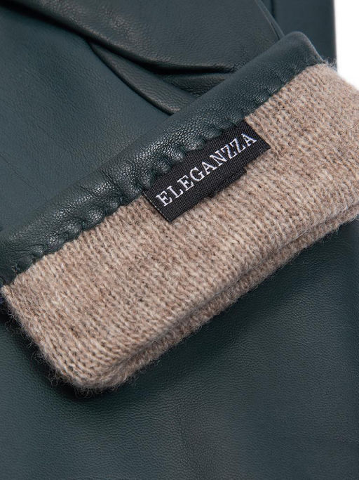 Перчатки женские ш+каш. IS01080 d.green - Eleganzza фото 4