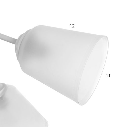 Люстра на потолок BayerLux «Онлайн», 5×15 Вт, Е27, белый/прозрачный