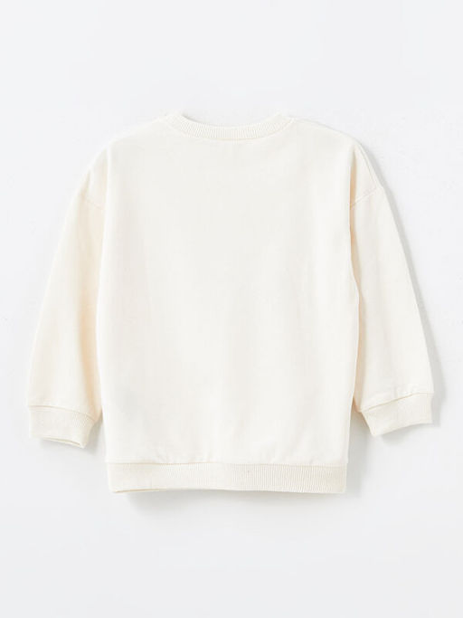 Bisiklet Yaka Uzun Kollu Bask?l? Erkek Bebek Sweatshirt - Waikiki фото 2