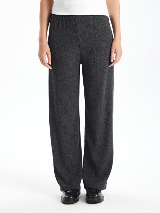 Beli Lastikli Dokulu Geni? Pa?a Kad?n Pantolon