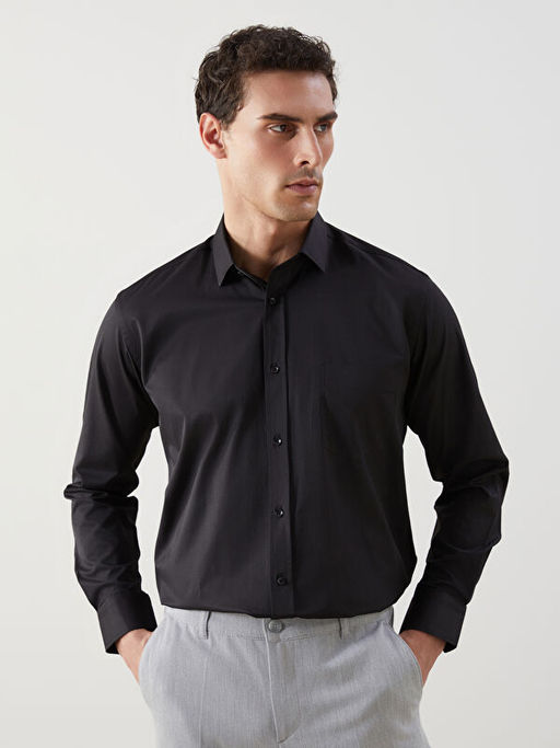 Regular Fit Uzun Kollu Erkek G?mlek