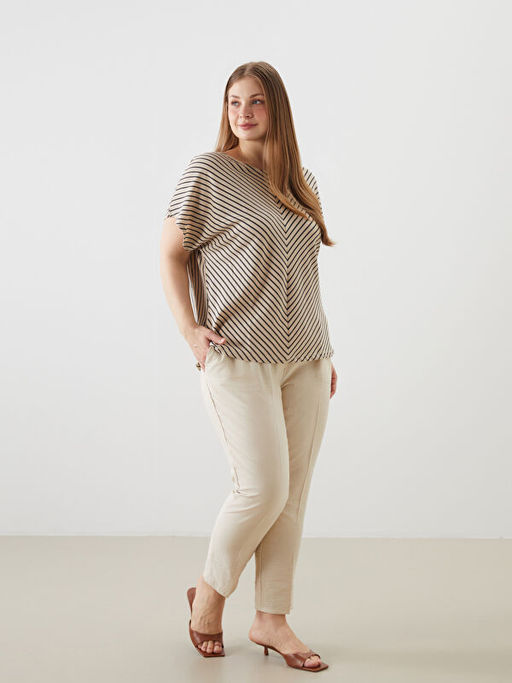 Beli Lastikli Havu? Kesim Kad?n Pantolon