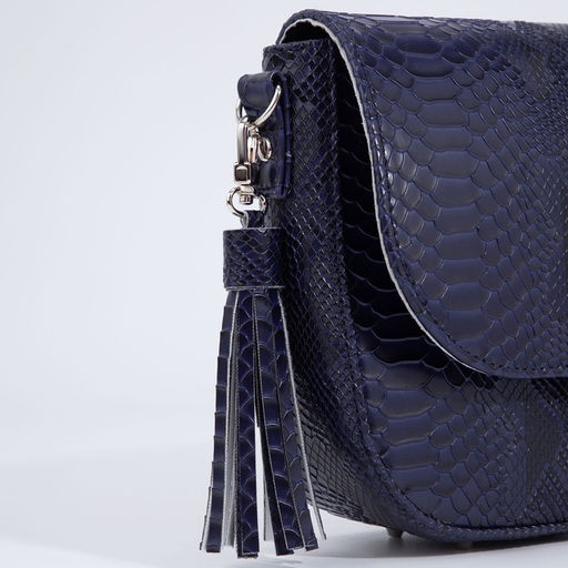 Сумка женская TEXTURA, мессенджер, маленький размер, цвет синий  фото 4