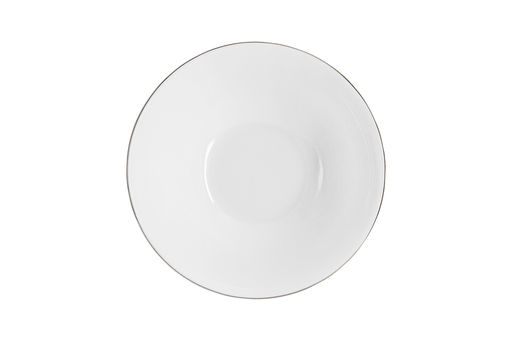 Салатник, 14х6см, 400 мл, фарфор F, белый, с серебристым кантом, Lotus silver - Anna lafarg emily фото 2