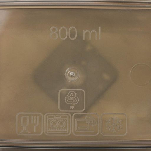 Контейнер герметичный прямоугольный 800мл дымчатый 092081 Виолет  фото 3