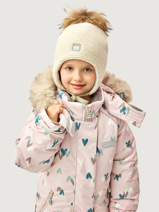 Комбинезон 8з0826 пудра/кофе