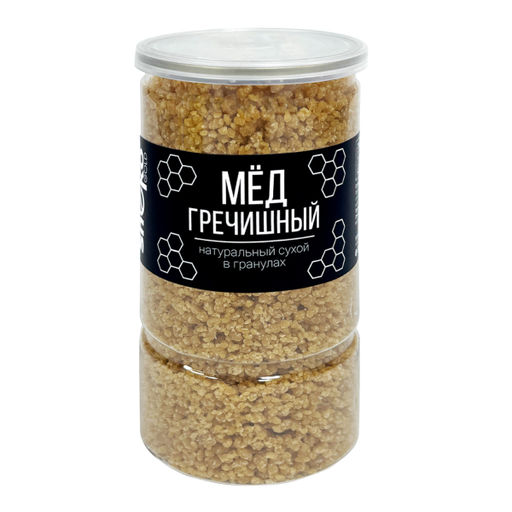 Медовые гранулы гречишные 350г (состав: мёд натуральный, глюкоза)
