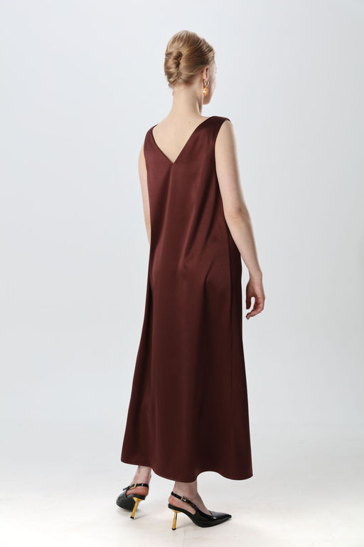 Платье NIKVA н1014-7 махагон  фото 5