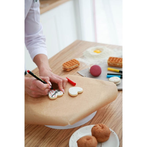 Набор маркеров для украшения десертов, 17 см, 4 шт., разноцветные