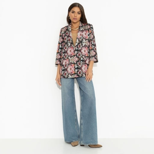 Жакет с подплечниками Всемирное признание (black) - Charutti фото 4