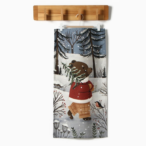 Полотенце кухонное Этель Forest bear, 40?73 см, хлопок 100%, саржа 190 г/м?