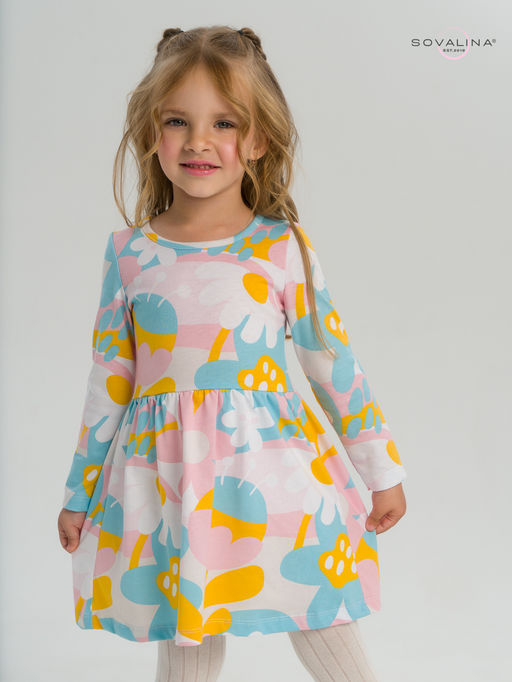 Платье Эля зефирные ромашки - Sovalina фото 12