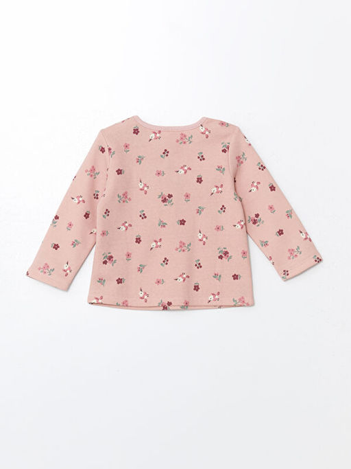 Bisiklet Yaka Bask?l? K?z Bebek Pijama Tak?m - Waikiki фото 3