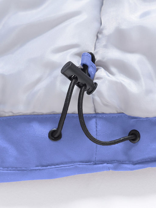 Парка зимняя женская с капюшоном василькового цвета 9538-1Vs - Valianly фото 12