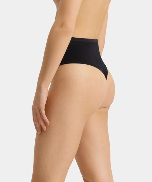 ATLANTIC 3CLP-008 Трусы бразилиана с завышенной талией High Brazilian - набор 3 шт. черный  фото 2