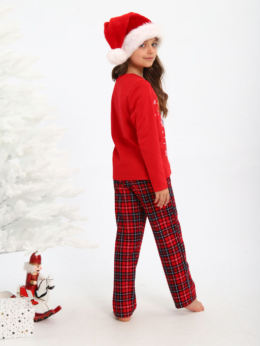 ПЖ064 Пижама "Лошадка" (красный)