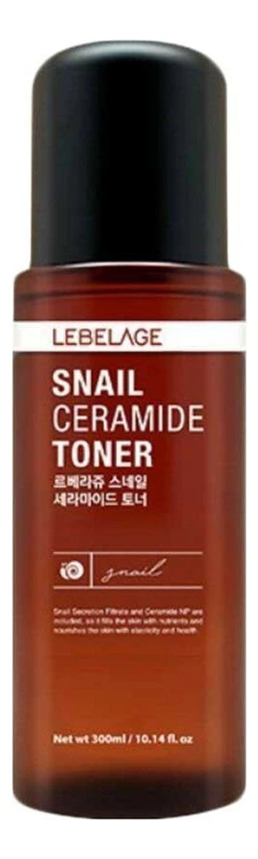 Восстанавливающий тонер с керамидами и муцином улитки - Snail Ceramide Toner, 300 мл
