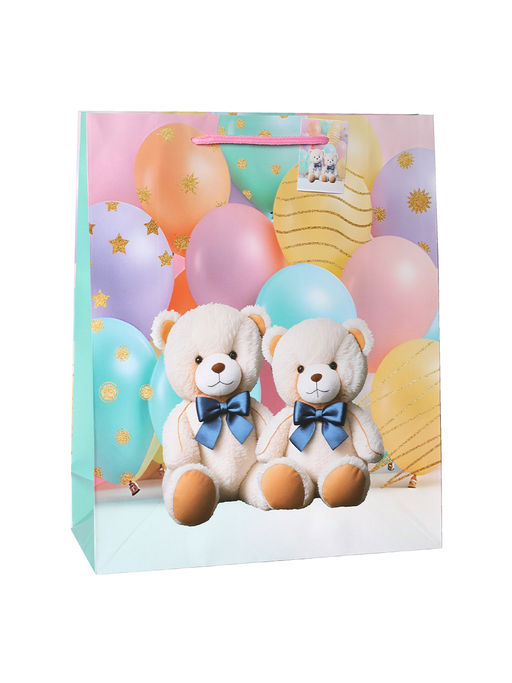 Пакет подарочный 17х24x8см / 1634-S /уп 12/1200/