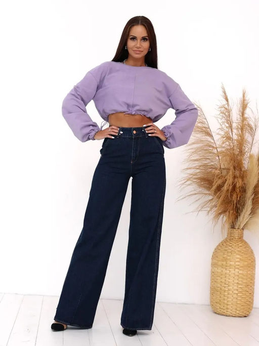 Женские джинсы палаццо CRACPOT 1199 - Сracpot фото 4