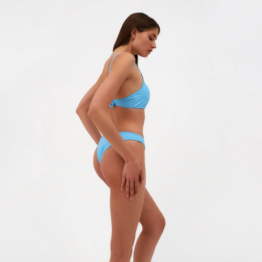 Топ купальный с завязками на спине женский MINAKU, размер 42, голубой