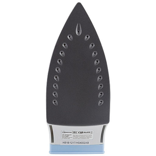 Утюг HOMESTAR HS-4002А синий (1850-2200Вт, пар, спрей, паровой удар, тефлоновая подошва) 003854