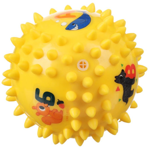 Развивающий тактильный мячик Крошка Я «Малыш», с пищалкой, ø9 см, виды МИКС