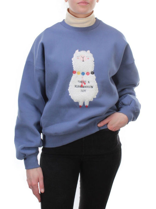 D-5627 Толстовка с высоким горлом (27% хлопок, 70% полиэстер, 3% вискоза)