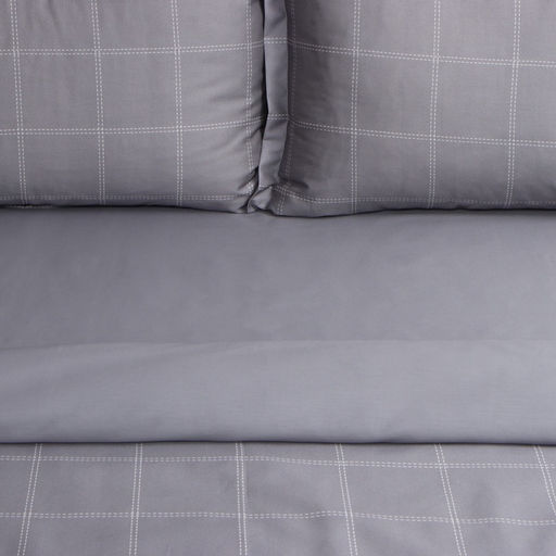 Постельное бельё Этель 1,5 сп Cage: grey, 143х215 см, 150х215 см, 50х70+3 см-2 шт, мако-сатин, 114г/м2 фото 12