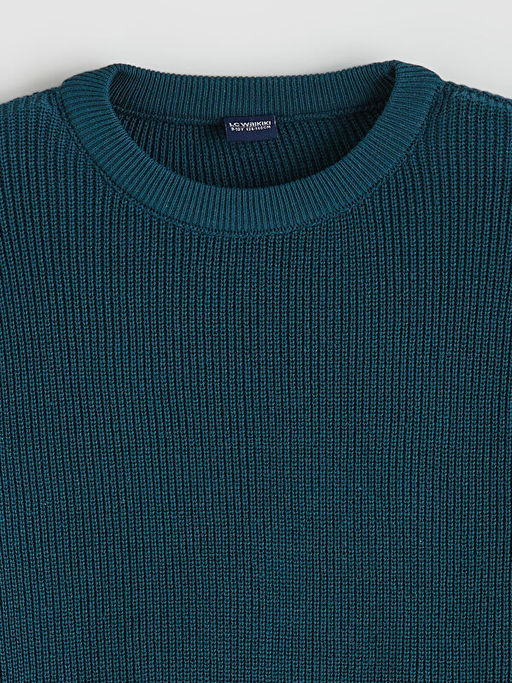 Bisiklet Yaka Erkek ?ocuk Triko Kazak