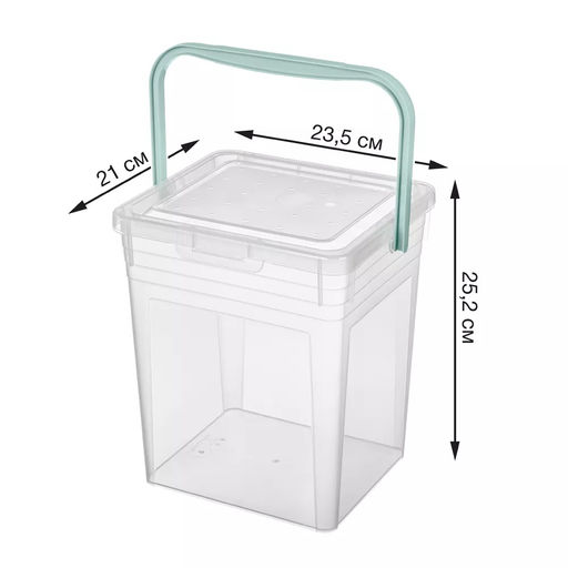 Ведро для стирального порошка 8л. С12241 - Полимербыт фото 2