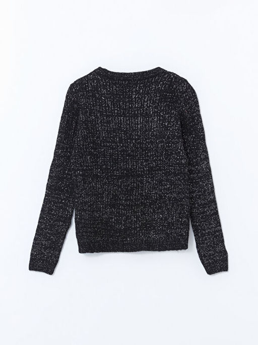 Bisiklet Yaka K?z ?ocuk Triko Kazak - Waikiki фото 3