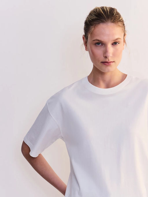 Футболка Zarina OVERSIZE0526 оверсайз из хлопка