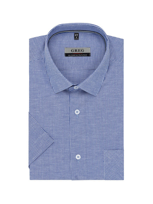 Сорочка мужская короткий рукав GREG 211/206/2052/C/1p