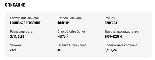 Кофе Уганда Букуяба