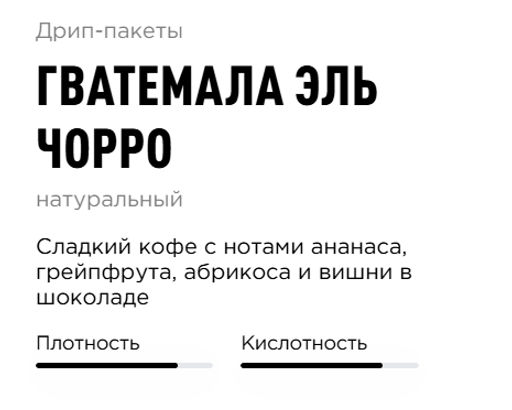 Дрип-пакеты Гватемала Эль Чорро - Tasty coffee фото 2