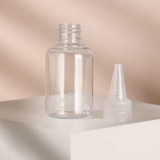 Цена за 2 шт. Бутылочка для хранения, 50 мл, твист-крышка, прозрачная