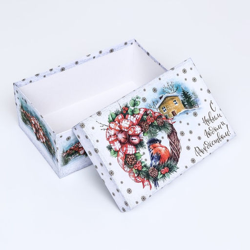 Коробка прямоугольная Зимняя ,27 17 11 см - Simaland фото 4