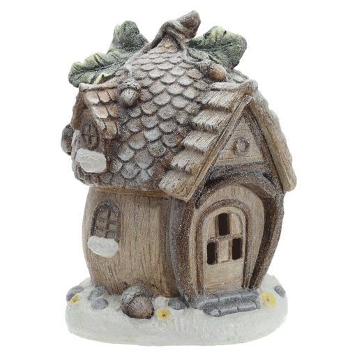 Фигурка декоративная "Домик" с подсветкой (АААх3, н/п), L25 W26 H38 см